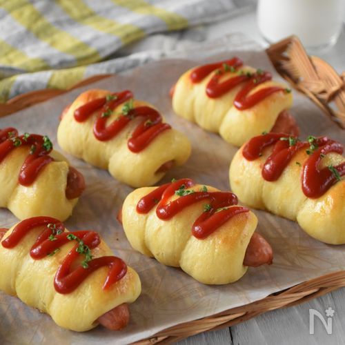 ふわふわ☆ウインナーロールパン♪ by ここみ☆ゆりあママクックパッド簡単おいしいみんなのレシピが392万品