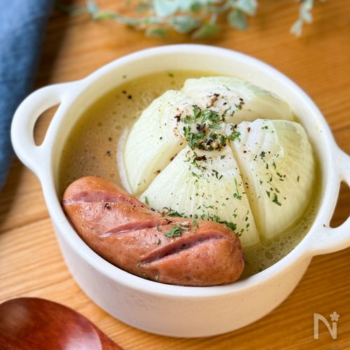 新玉ねぎのやさしいミルクスープ