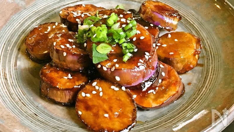 豆腐と揚げ茄子の甘酢あんかけ