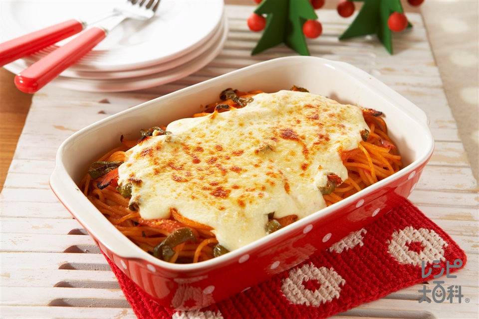 パスタソースでミラノ風ドリア