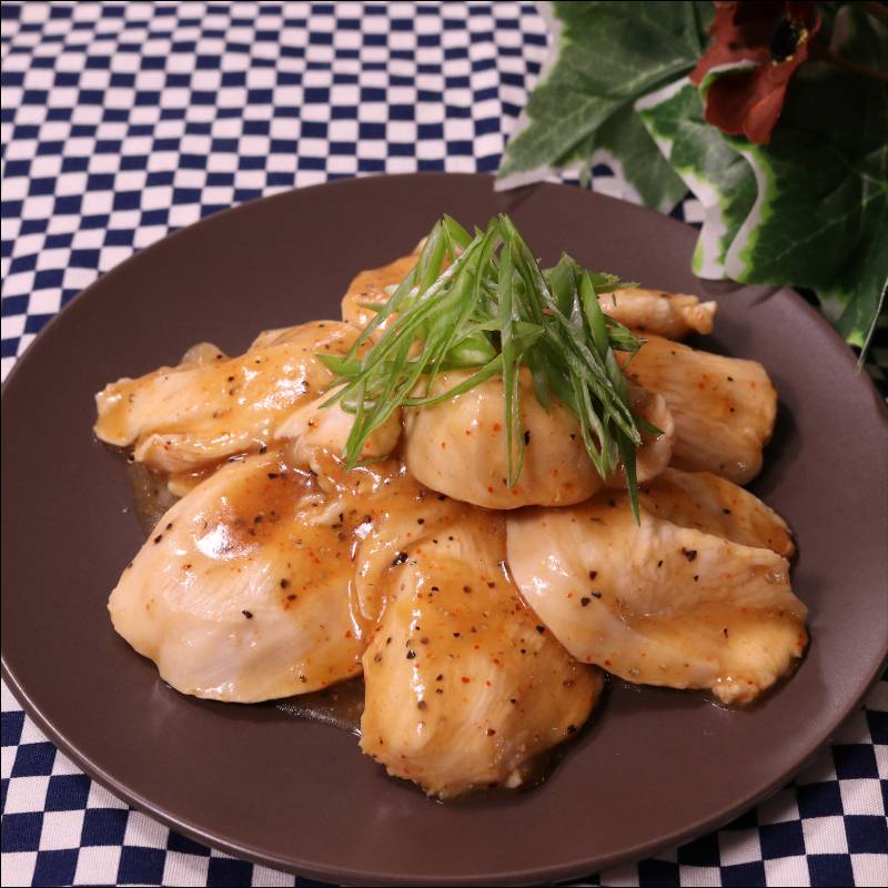 ゆで鶏の甘辛ソース