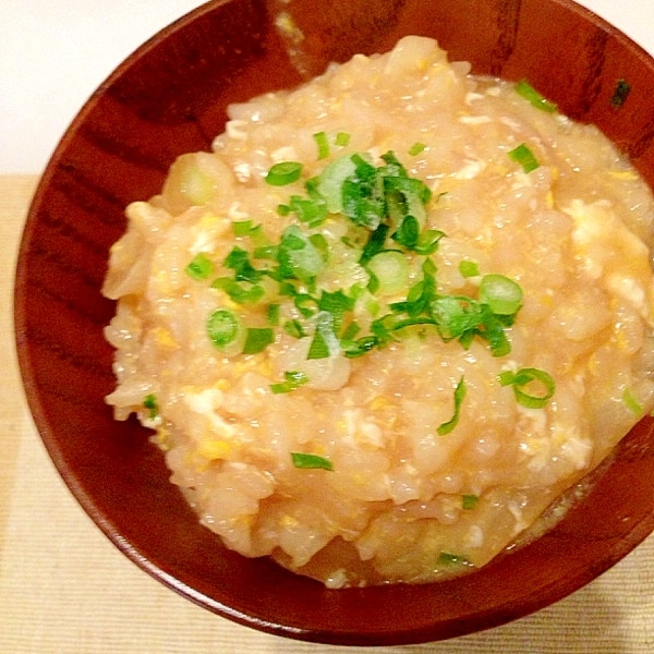 にら卵雑炊