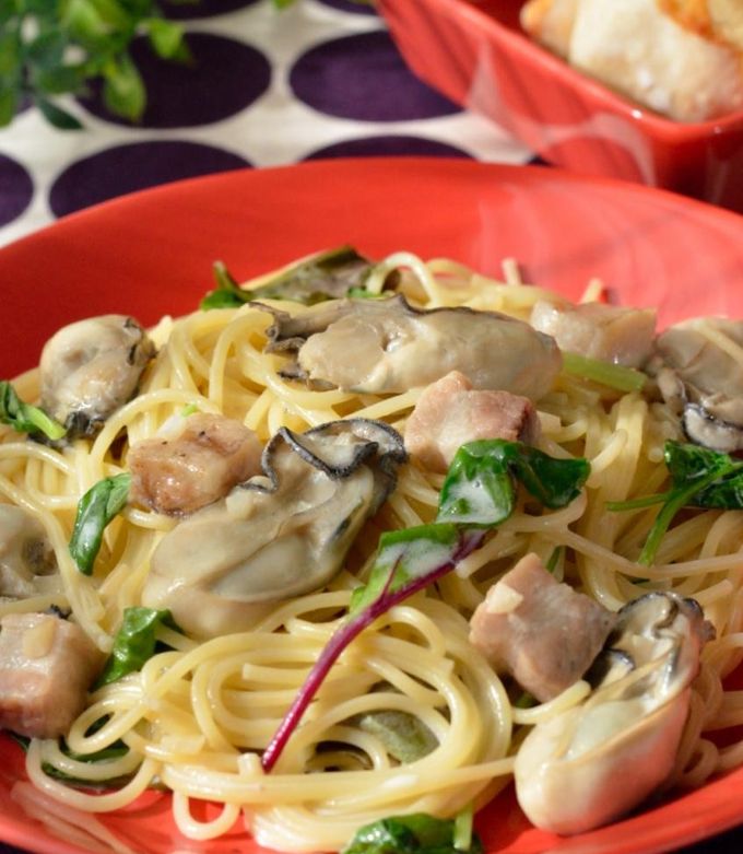 基本からアレンジまで!思わずつくりたくなる「牡蠣のクリームパスタ -生クリーム」のレシピ集クックパッド