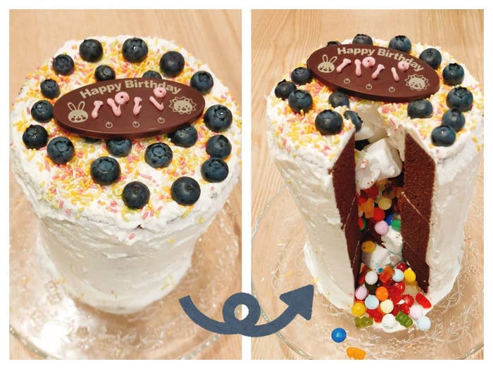 かくれんぼケーキ