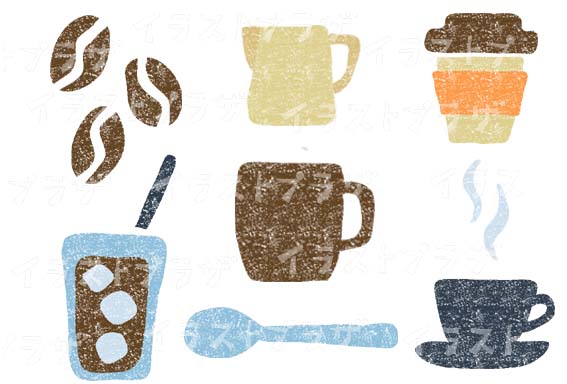 手書き風アイスコーヒーイラスト