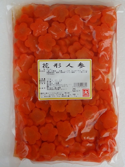 神栄 中国産花形にんじん 10300-0011 1袋 500g入直送品- アスクル