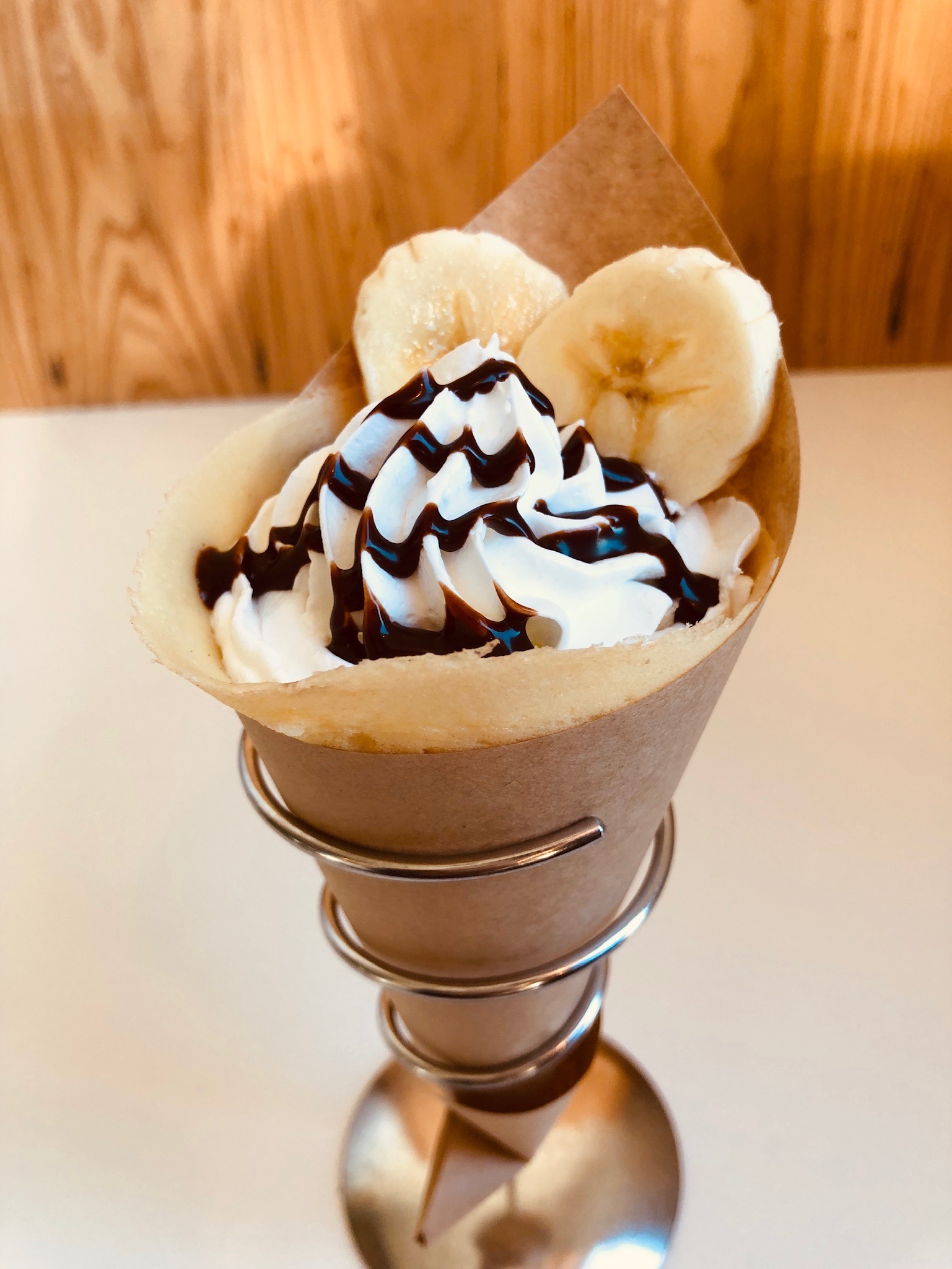 バナナ生チョコクレープ