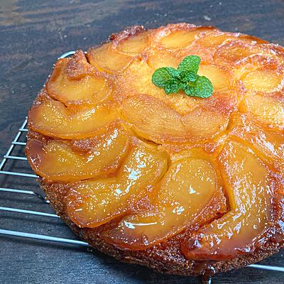 コストコで簡単に作れる林檎と柿のタルトタタン風レシピ