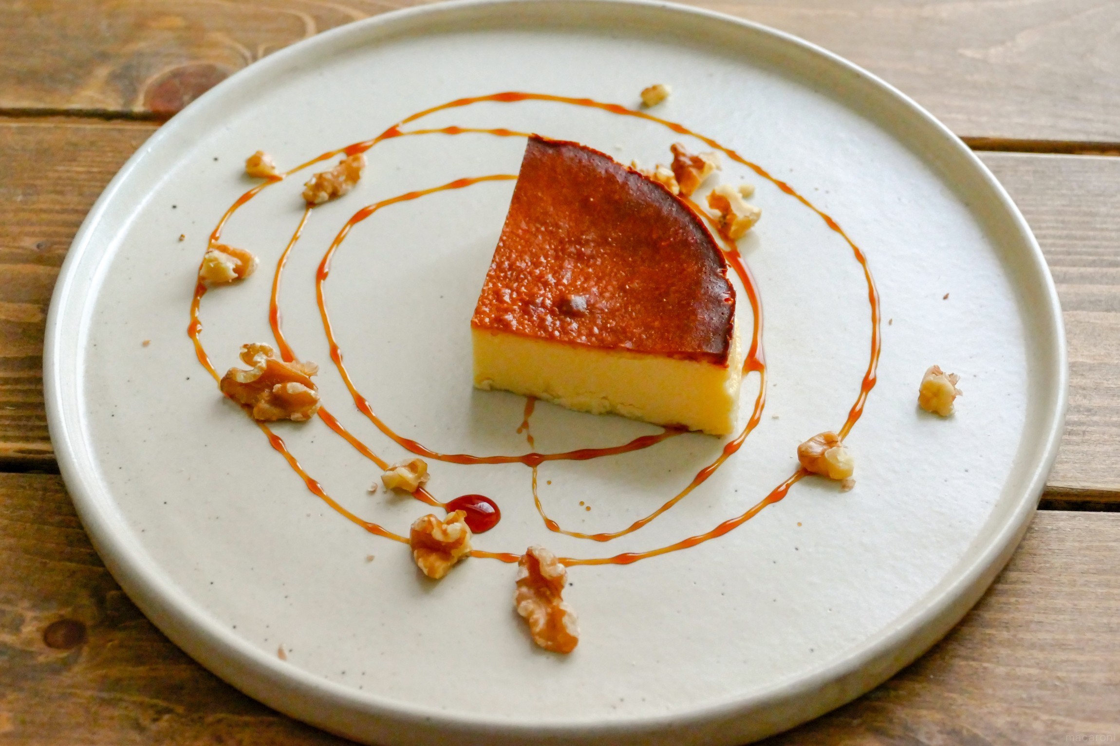 バスクチーズケーキのレシピー – TAMS