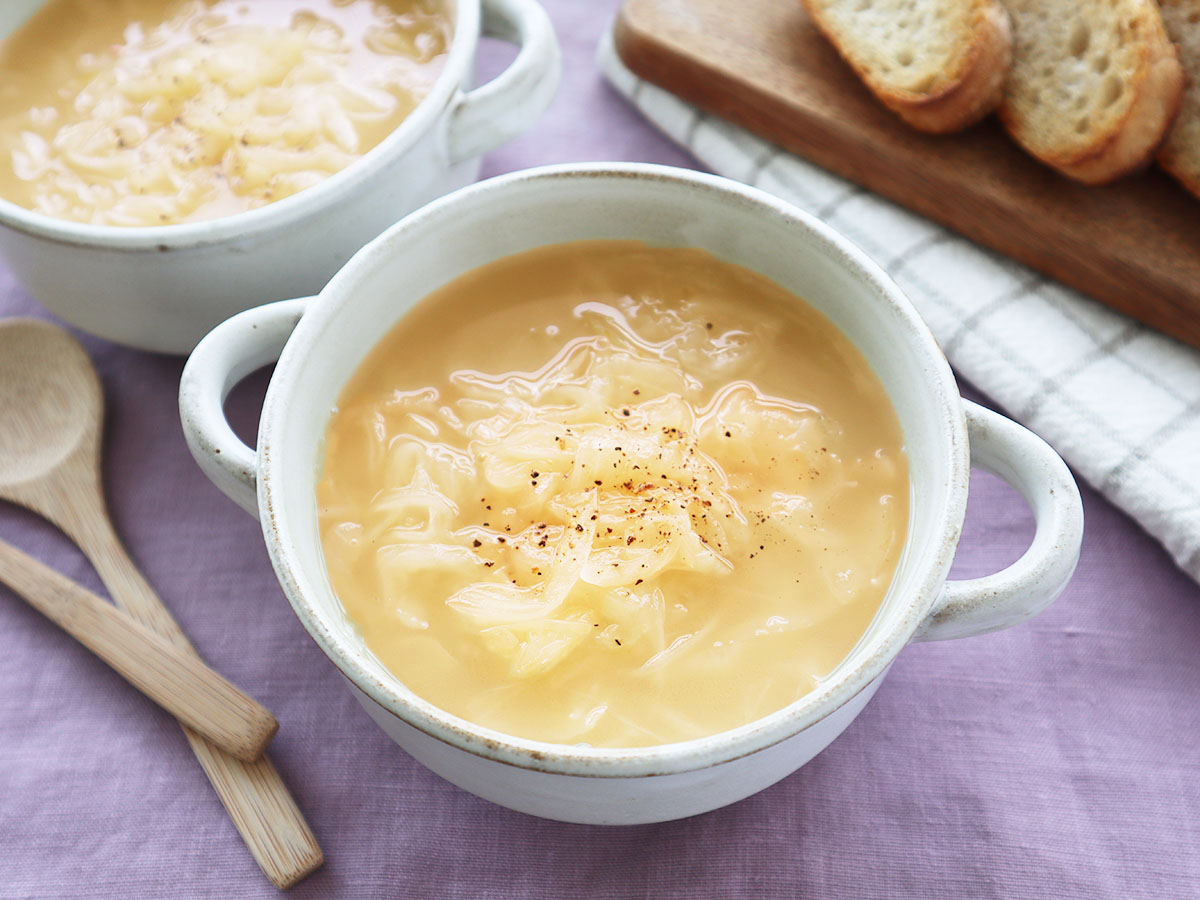基本 絶品オニオンスープのレシピ。甘みを引き出すコツを伝授！2ページ目- macaroni
