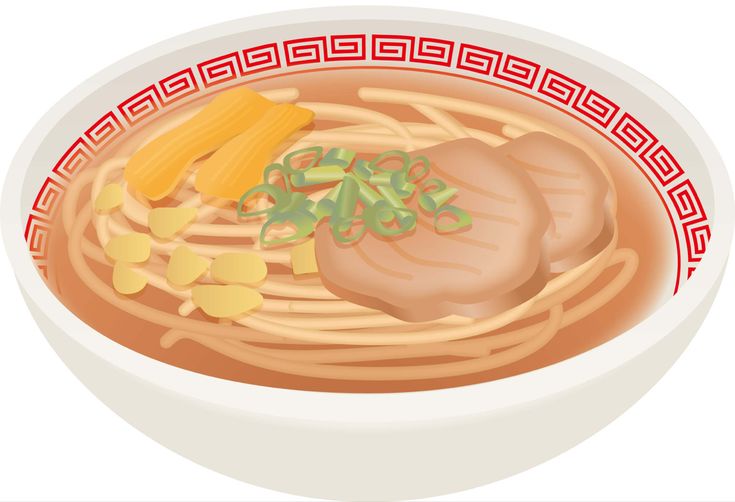 博多ラーメンイラストのフリー素材イラストイメージ