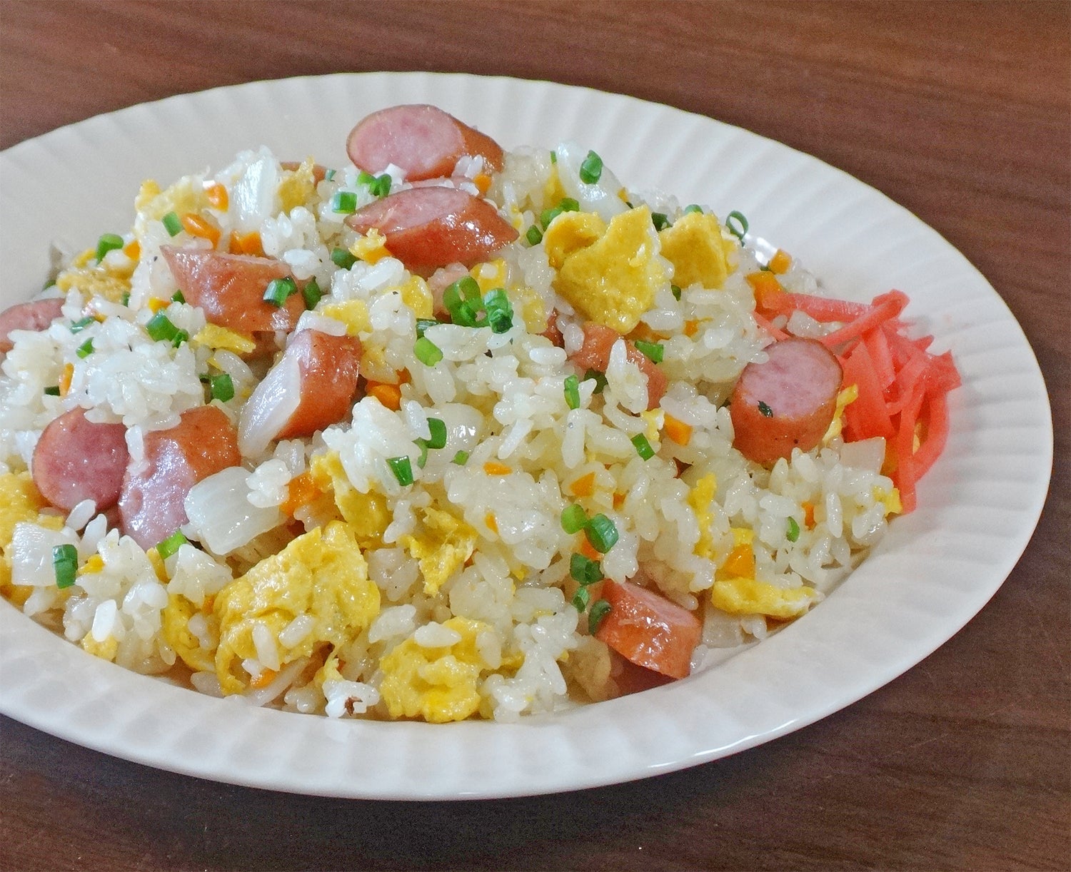 懐かしの味「赤ウインナーのソース焼き飯」& ラーメン横綱 豚骨しょう油 : SAKE TO RYOURI Powered by ライブドアブログ