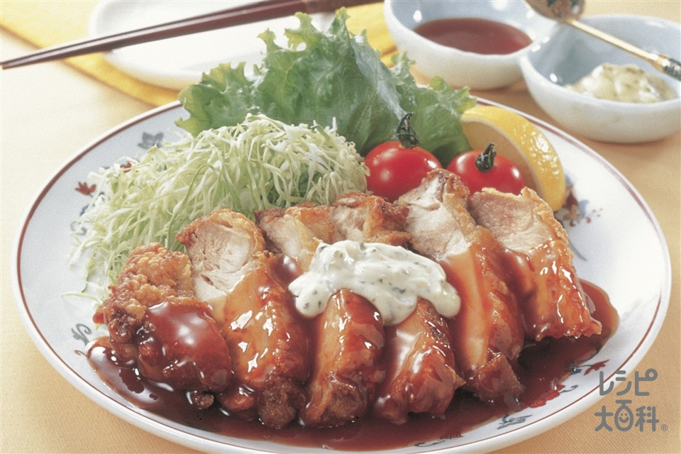 鶏肉の甘酢ネギ炒め＊ぽん酢で簡単！調味料2つ