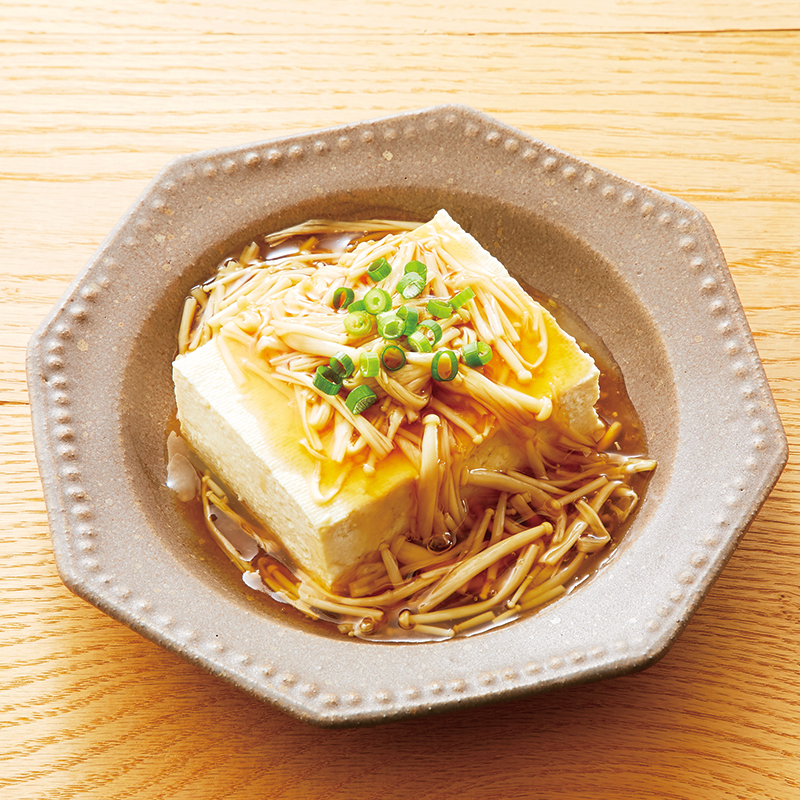 レンジで簡単!湯豆腐風