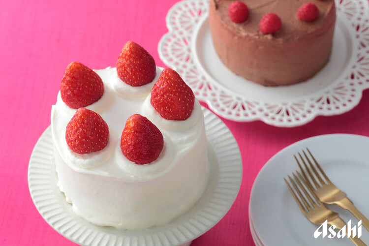 ホールケーキいちご並べ方TikTok