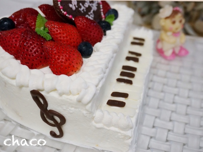 ピアノケーキ by m1saKiクックパッド簡単おいしいみんなのレシピが392万品