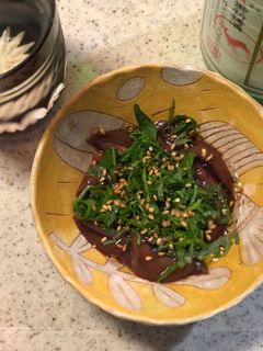 塩辛とは別物で別格で格別!イカの沖漬け風