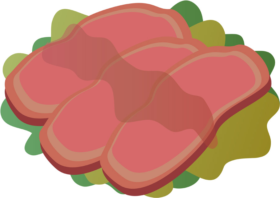 1,600点を超えるローストビーフのイラスト素材、ロイヤリティフリーのベクター素材グラフィックスとクリップアート - iStockステーキ,肉, サラダ