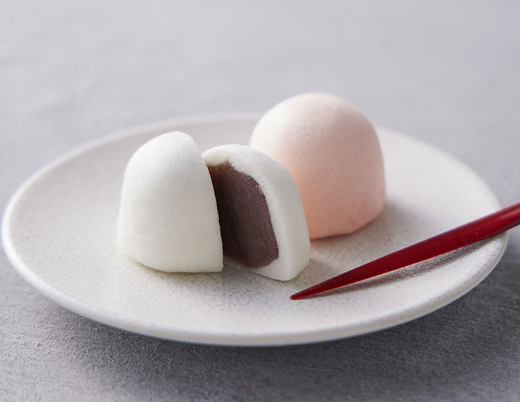 紅白饅頭商品紹介東京・自由が丘発祥の老舗和菓子店：亀屋万年堂