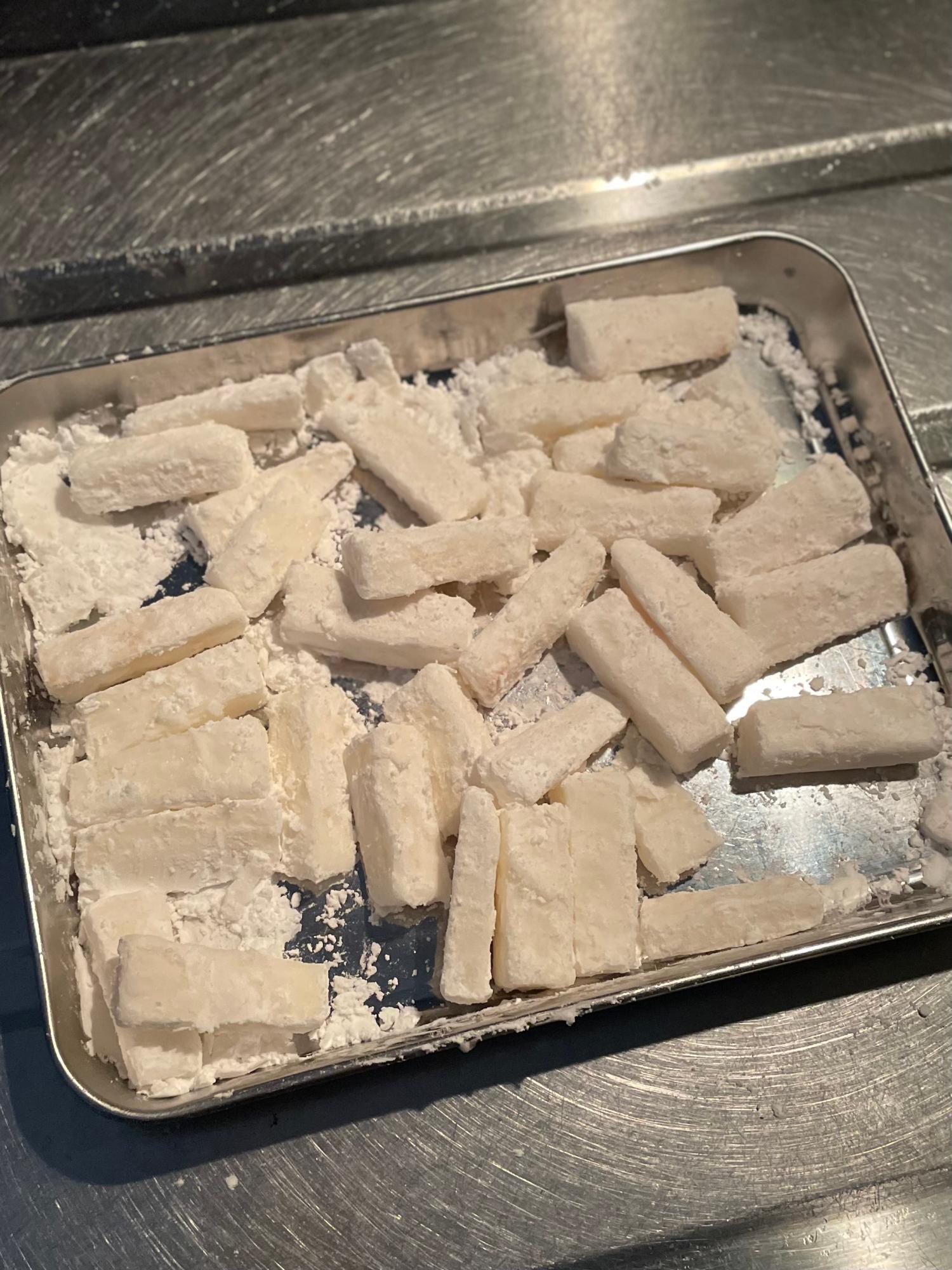 長芋の青のり揚げ