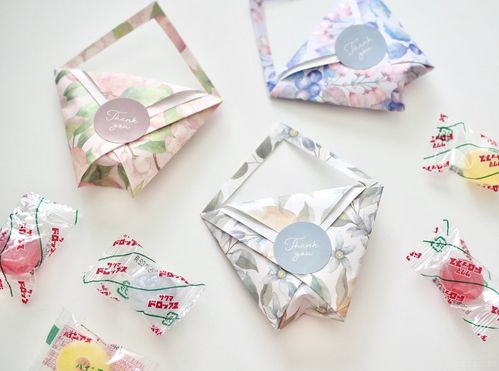 クッキー1枚で渡せるラッピング 折り紙でかわいくしちゃおう