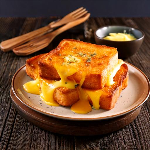 ハチミツチーズトースト カリカリ&トロトロチーズが旨すぎる !食事処さくらの「お品書き」