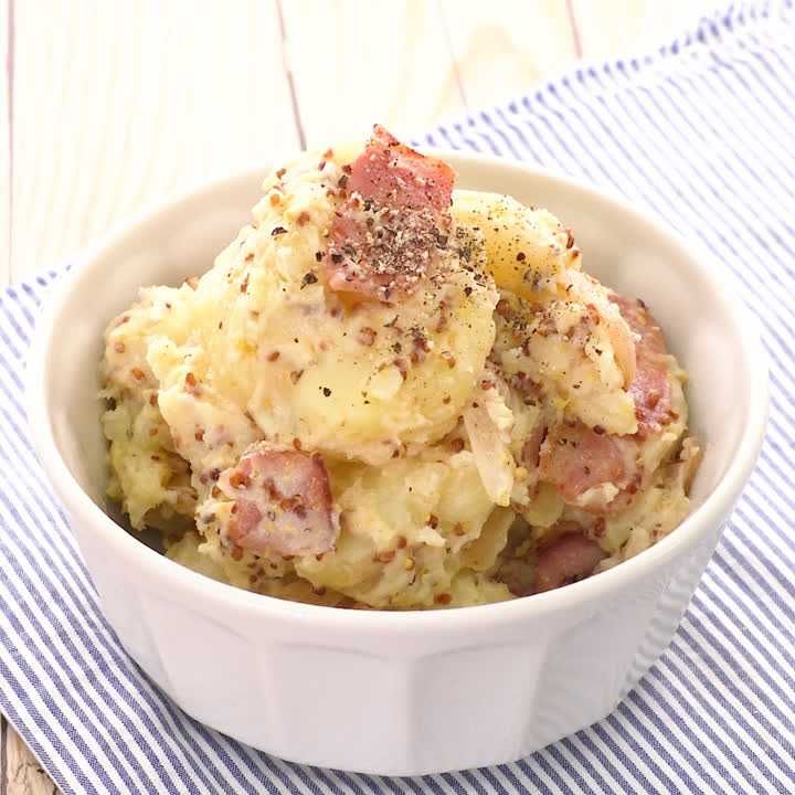 簡単！変り種ポテトサラダ まぜるver. 食品の委託製造・食品OEM 泉万醸造株式会社