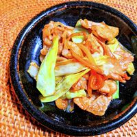 豚とキャベツのみそ炒め