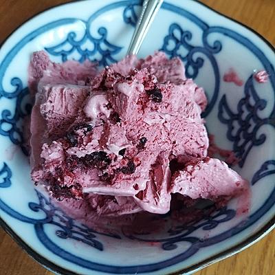 ブルーベリーヨーグルトアイスの簡単レシピ