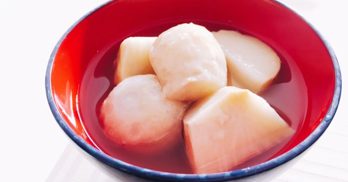 里芋の白煮～白だしでお正月料理～