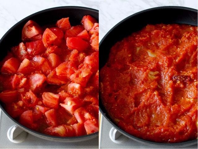贅沢な濃厚トマトソースの作り方