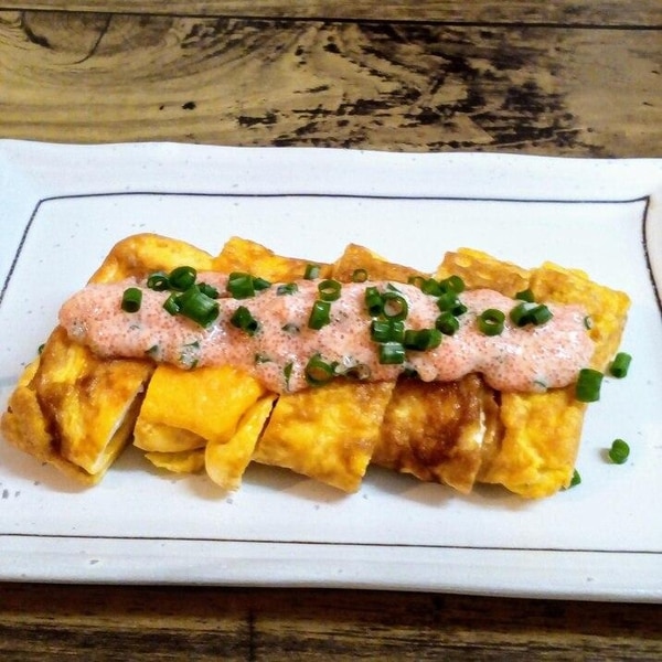 これぞお酒のためのたまご焼き！ 西の主夫代表 かめきちパパの「くるっと海苔明太のたまご焼き」 - メシ通ホットペッパーグルメ