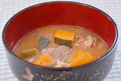 豚肉とかぼちゃの甘辛炒め