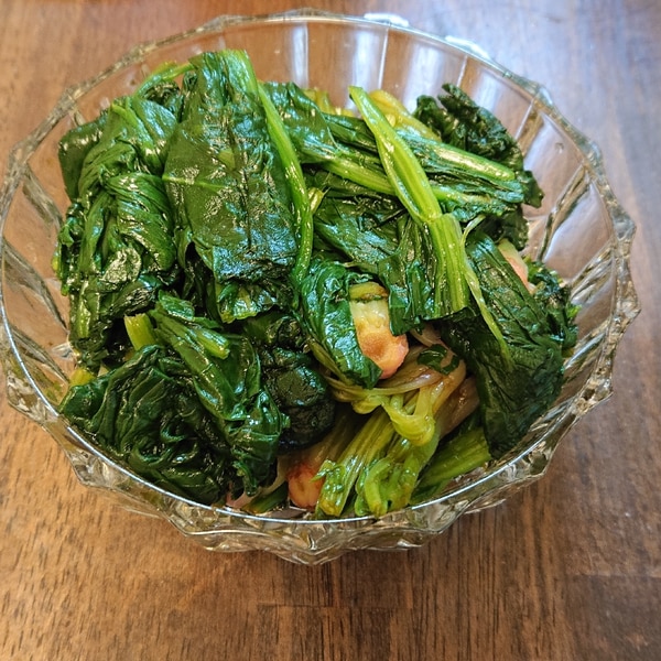 ほうれん草のおかか酢醤油和え