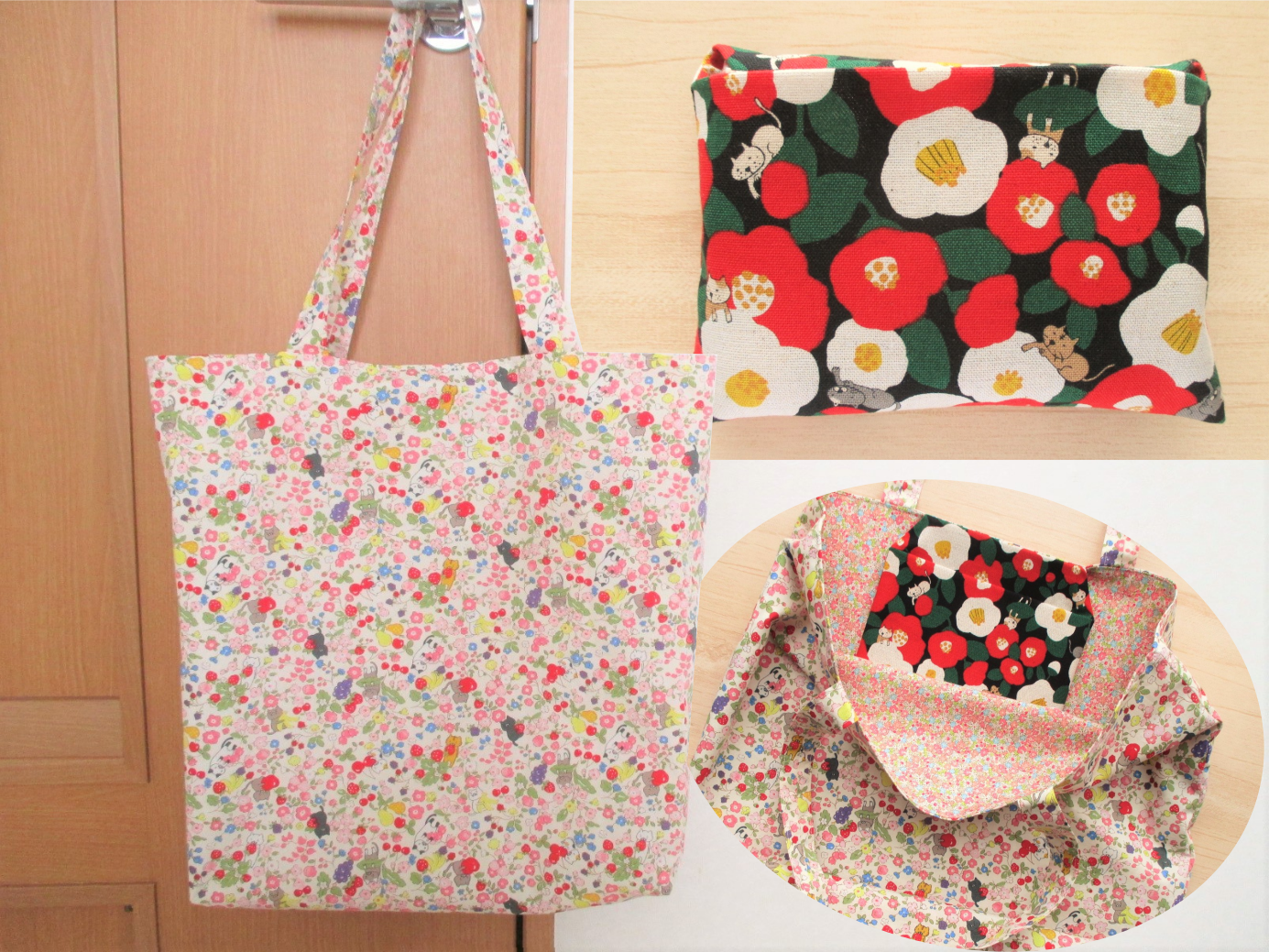 裏地付き・マチ有り トートバッグの作り方初心者でも簡単ハンドメイド作り方・レシピMeTAS+ ミタス 『ハンドメイドのある暮らし』