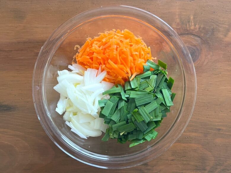 チヂミ粉なしで！簡単チーズチヂミ