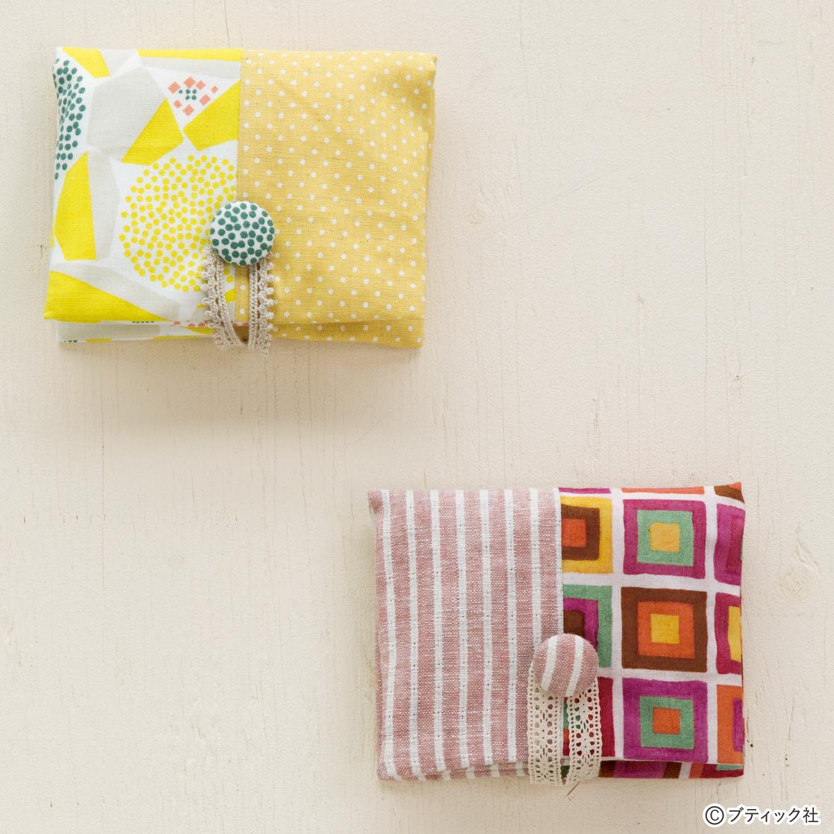 シンプルなポケットティッシュケースの作り方。縫い目が見えない工夫もCraftie Style