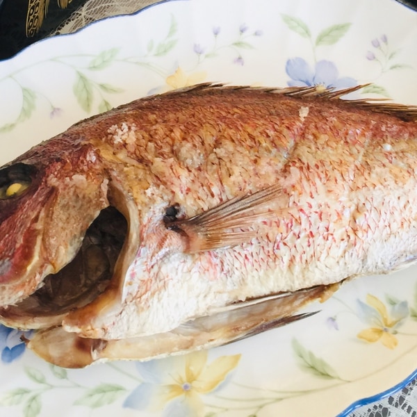 鯛のおかしら！オーブン焼き