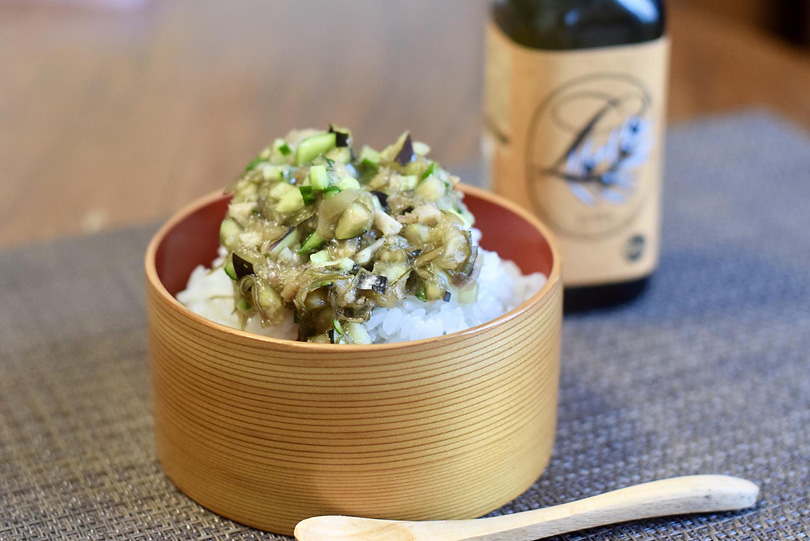夏野菜を使った山形の郷土料理”だし”とオリーブオイルで夏のかきこみ飯オリーブノート公式 - カラダに美味しい、オイルのノート