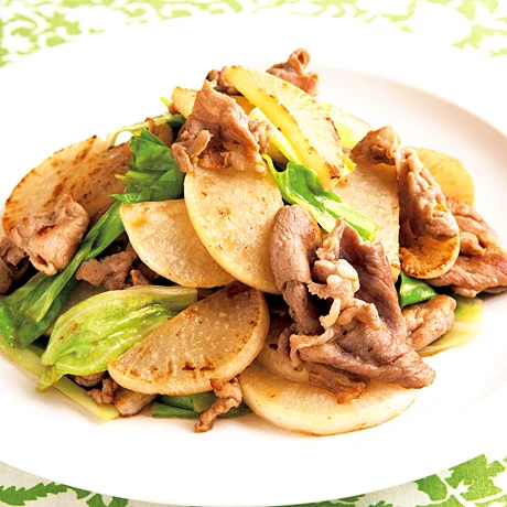 にんにくのパンチ抜群！ 豚ロース肉のポン酢ソテ