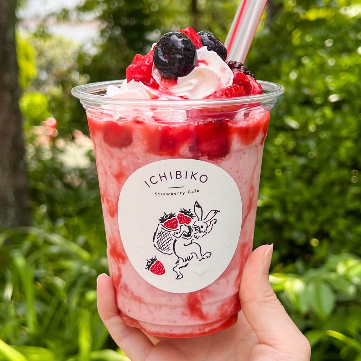 美味しい いちごスムージ