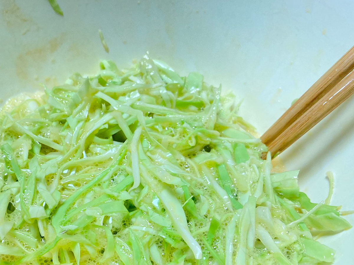 粉を使わない！ダイエットお好み焼き★★★★☆