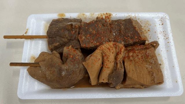 ローソン ごつごつ牛 ぼんじり串 肉詰めいなり おでんコンビニ・スーパー・外食日記