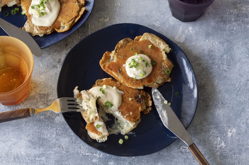 フライパンで焼く◎ポテトチップス