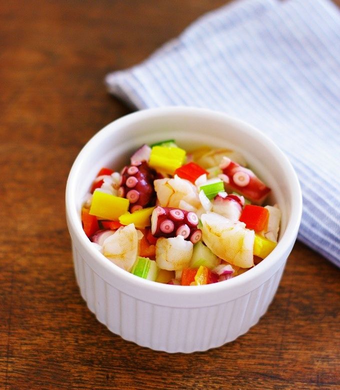 たこのセビーチェのレシピ・作り方とっておきレシピキユーピ