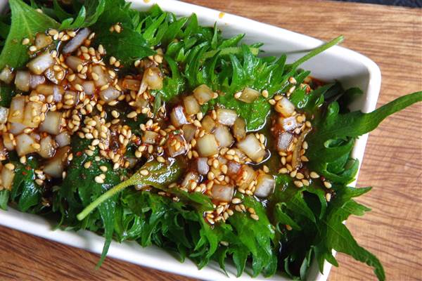 大葉みそ しそ味噌 のレシピ 作り方：白ごはん.com