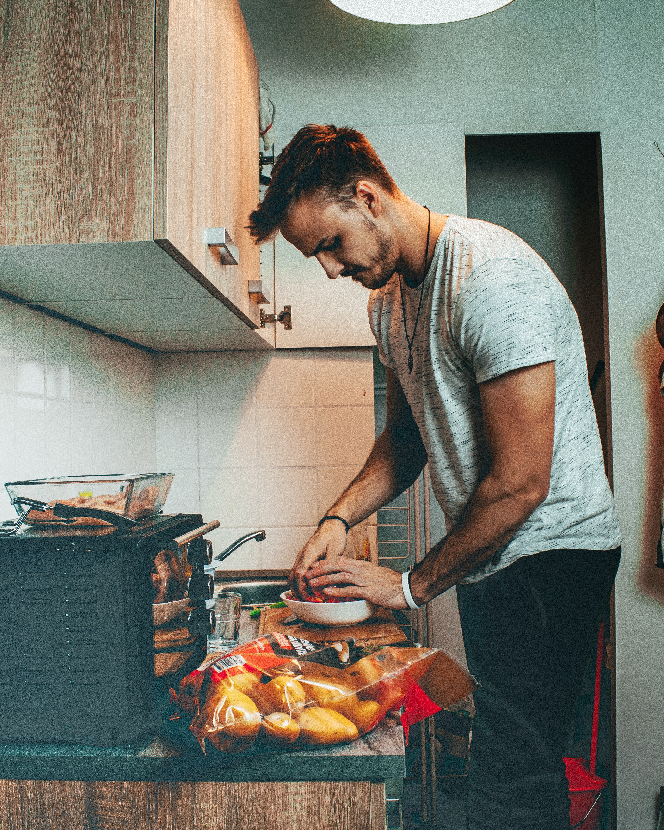 ばみ吉 ▶︎ 1人暮らし男の簡単料理🍳@bami_kitchen• Instagram photos and videos
