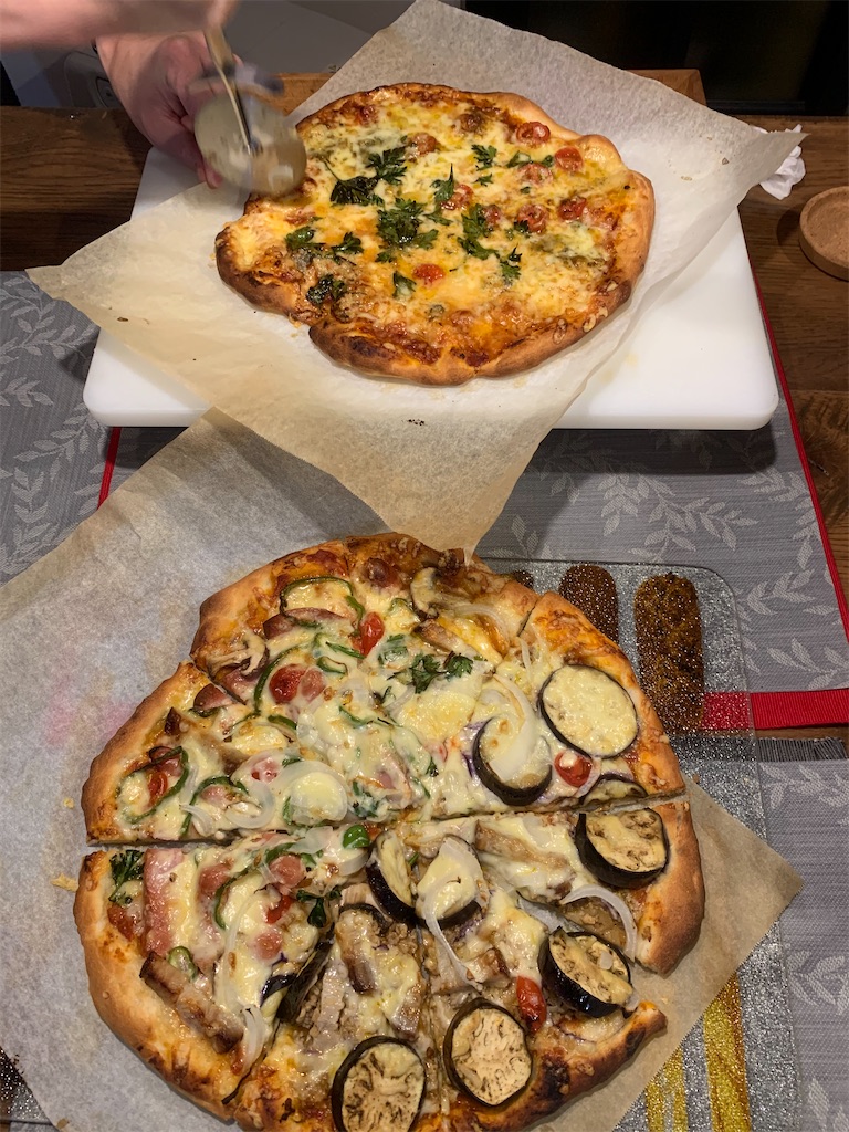 HB最大量で♪全粒粉入クリスピーピザ生地