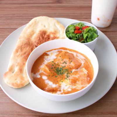 自宅で作れるカフェごはん☆バターチキンカレ