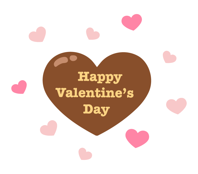 バレンタインデー チョコレートアイコン集：イラスト無料